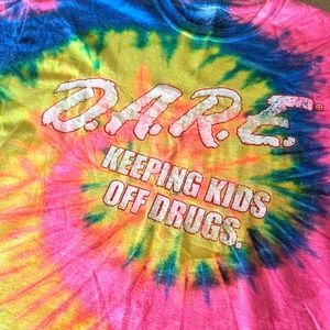 Vintage tie dye DARE tshirt